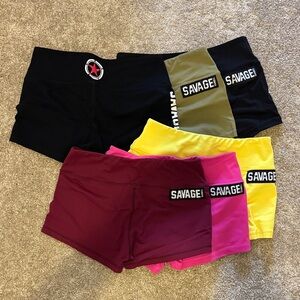 Savage Barbell Athletic Shorts-Black, Olive, Yellow, Burgundy, Pink. $20 ea